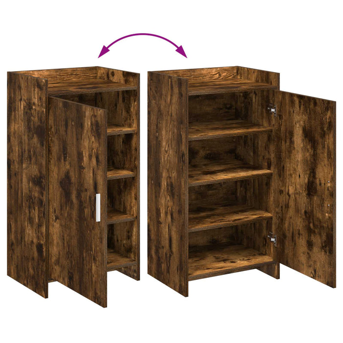 Dulap pentru pantofi cu ușă Stejar fumuriu 48 x 36 x 92 cm WALTI