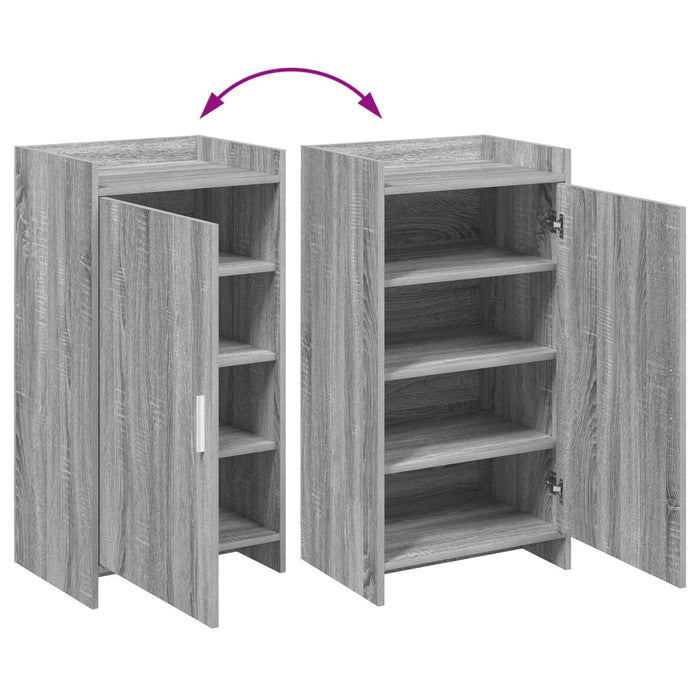 Dulap pentru pantofi Sonoma gri 48 x 36 x 92 cm Lemn prelucrat WALTI