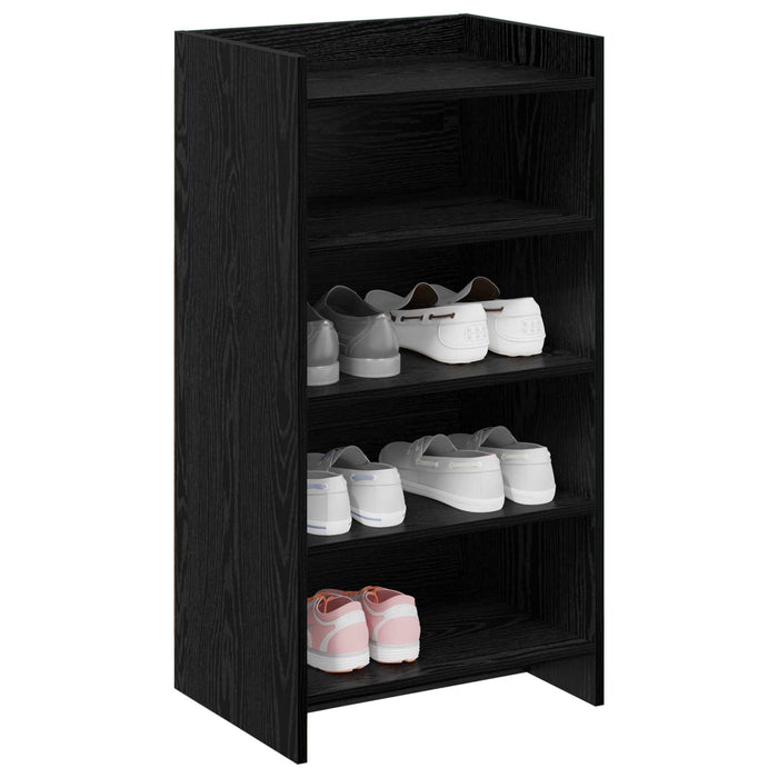 Dulap pentru pantofi cu depozitare Stejar Negru 48 x 36 x 92 cm WALTI