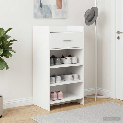 Dulap pentru pantofi Alb 48 x 36 x 92 cm Lemn prelucrat - WALTI WALTI
