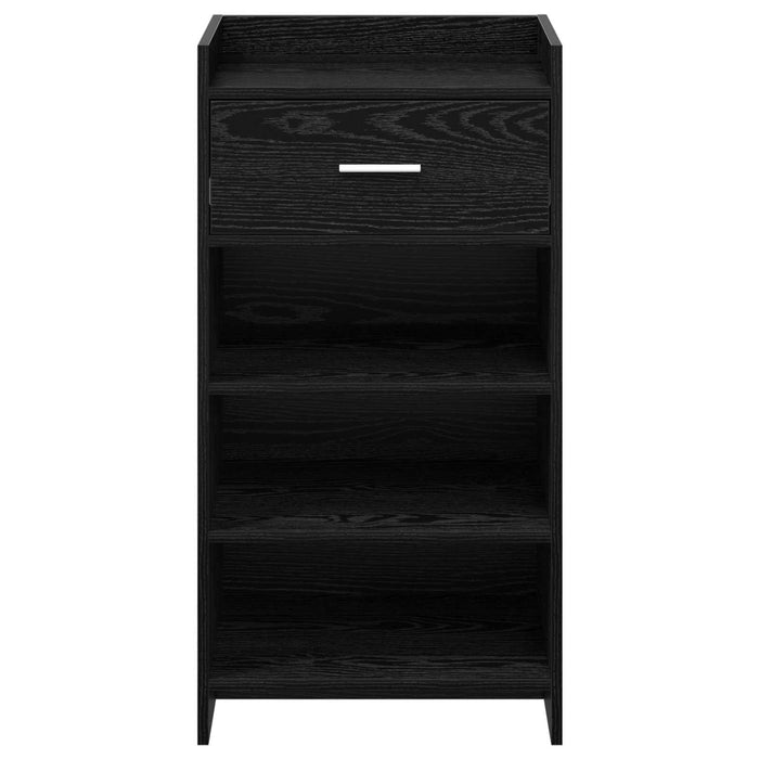 Dulap pentru pantofi cu sertar Stejar Negru 48 x 36 x 92 cm WALTI