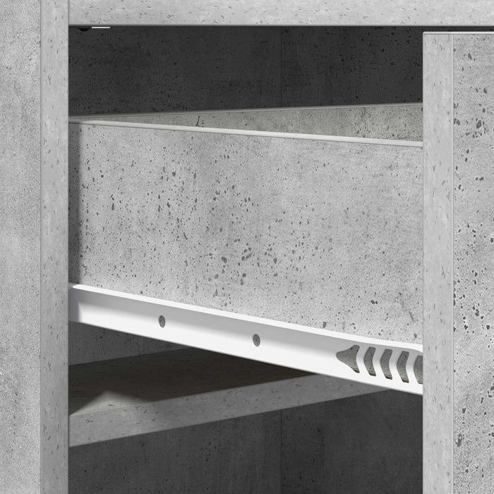 Dulap pentru pantofi Gri Beton 48 x 36 x 92 cm Lemn prelucrat WALTI