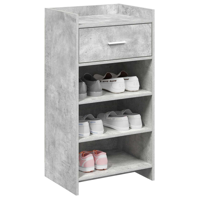 Dulap pentru pantofi Gri Beton 48 x 36 x 92 cm Lemn prelucrat WALTI