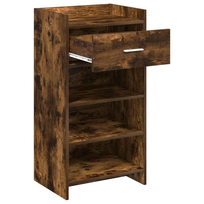 Dulap pentru pantofi cu sertar Stejar fumuriu 48 x 36 x 92 cm WALTI