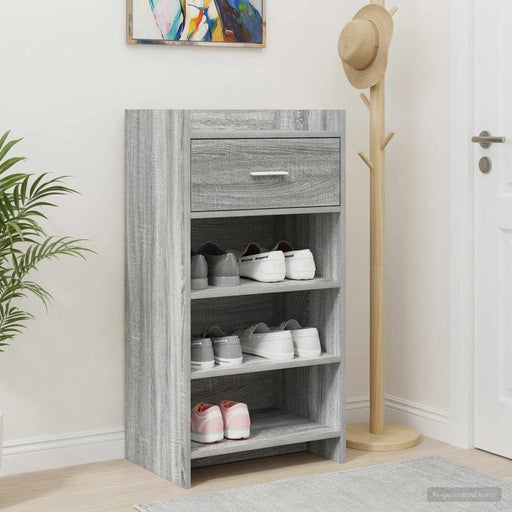 Dulap pentru pantofi Sonoma gri 48 x 36 x 92 cm Lemn prelucrat - WALTI WALTI