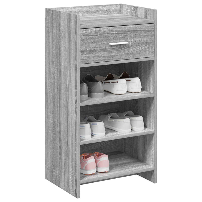 Dulap pentru pantofi Sonoma gri 48 x 36 x 92 cm Lemn prelucrat WALTI