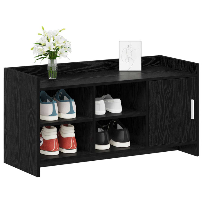 Dulap pentru pantofi cu ușă Stejar Negru 100 x 39,5 x 51 cm WALTI