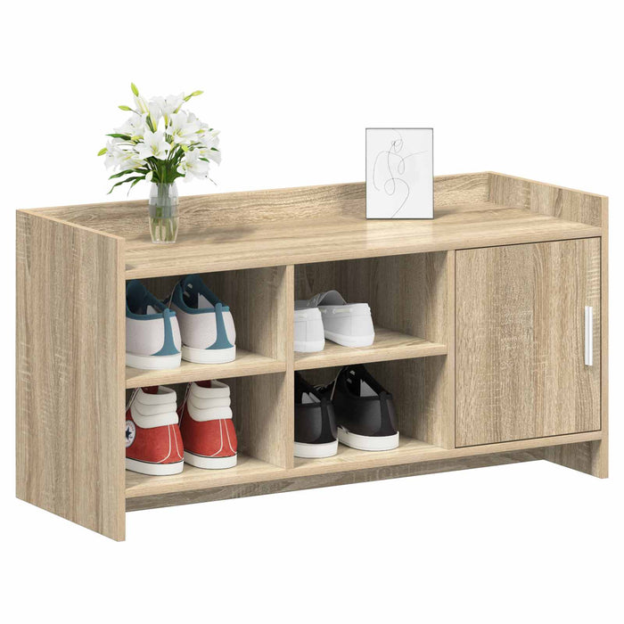 Dulap pentru pantofi cu ușă Stejar Sonoma 100 x 39,5 x 51 cm WALTI
