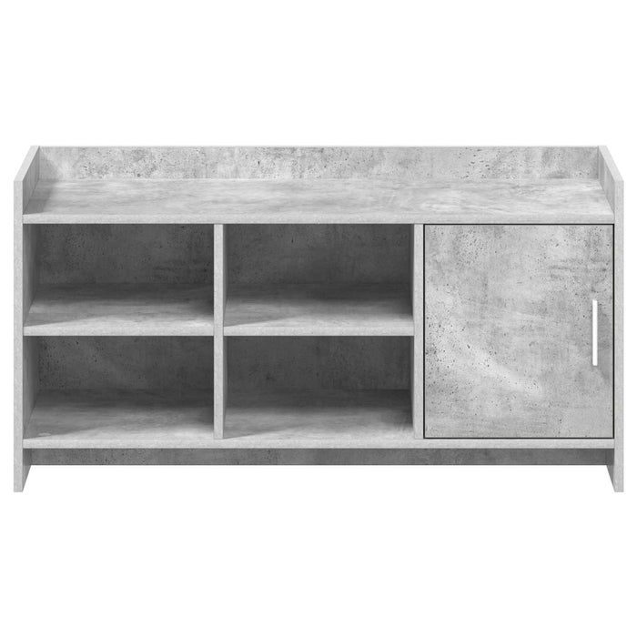 Dulap pentru pantofi cu depozitare Gri Beton 100 x 39,5 x 51 cm WALTI