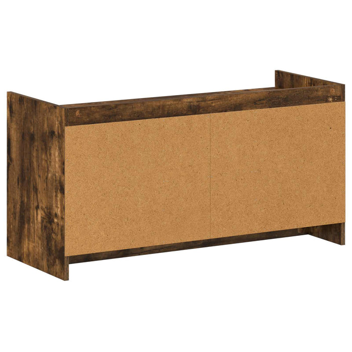 Dulap pentru pantofi cu ușă Stejar fumuriu 100 x 39,5 x 51 cm WALTI