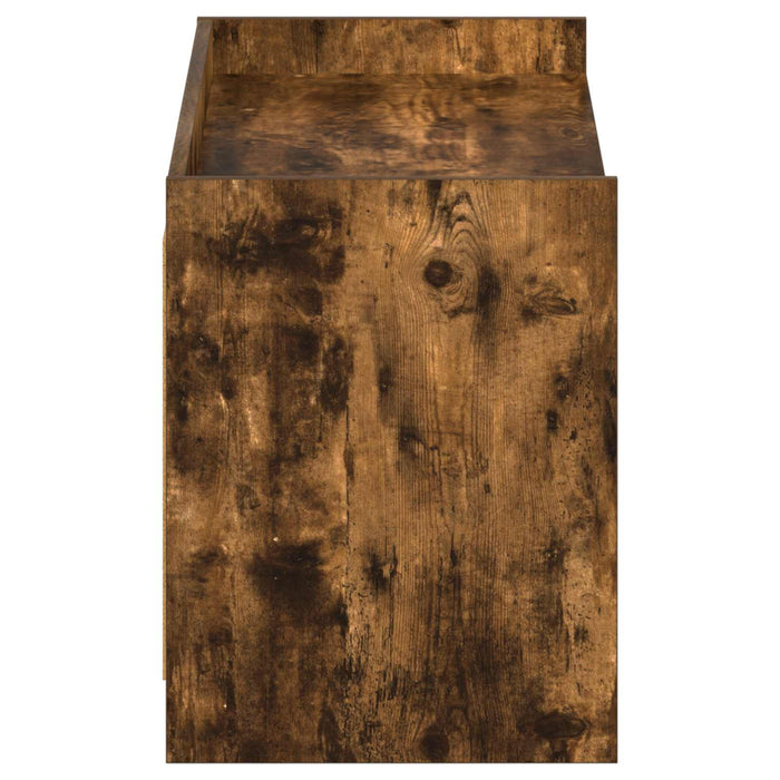 Dulap pentru pantofi cu ușă Stejar fumuriu 100 x 39,5 x 51 cm WALTI