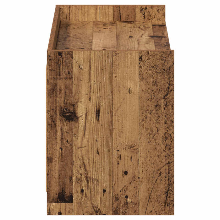 Dulap pentru pantofi cu ușă Lemn vechi 100 x 39,5 x 51 cm WALTI