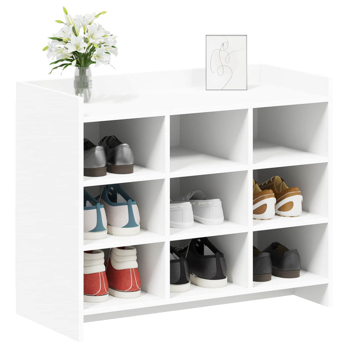 Dulap pentru pantofi Alb 85 x 39,5 x 70 cm Lemn prelucrat WALTI