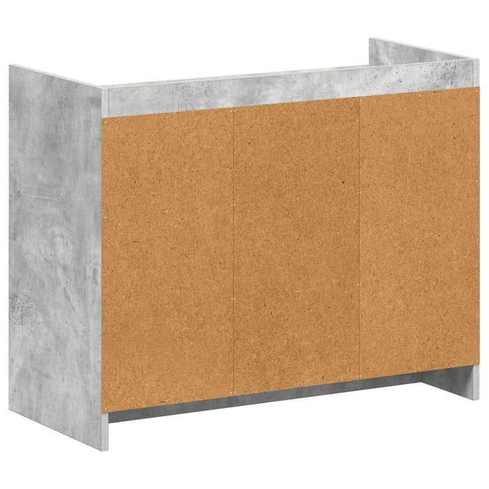 Dulap pentru pantofi Gri Beton 85 x 39,5 x 70 cm Lemn prelucrat WALTI