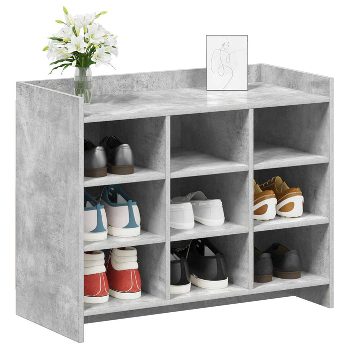 Dulap pentru pantofi Gri Beton 85 x 39,5 x 70 cm Lemn prelucrat WALTI