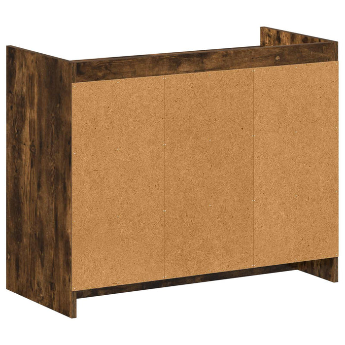 Dulap pentru pantofi Stejar fumuriu 85 x 39,5 x 70 cm WALTI