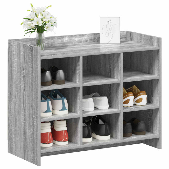 Dulap pentru pantofi cu depozitare Sonoma gri 85 x 39,5 x 70 cm WALTI