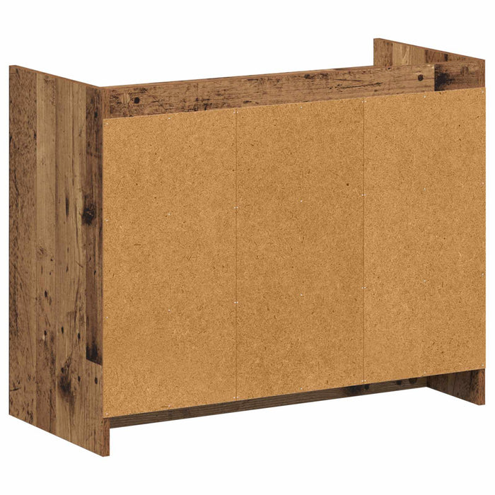 Dulap pentru pantofi cu depozitare Lemn vechi 85 x 39,5 x 70 cm WALTI