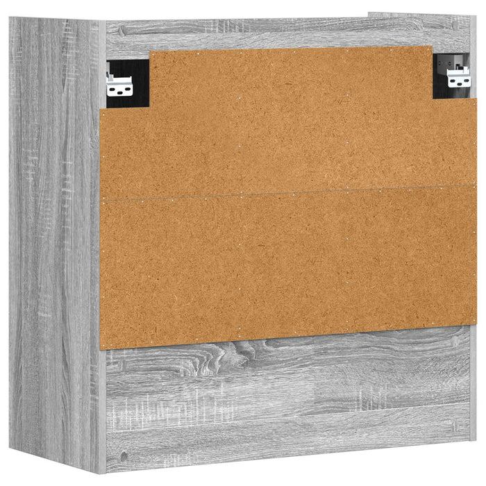 Raft de perete Montare pe perete Sonoma gri 80 x 36 x 80 cm WALTI