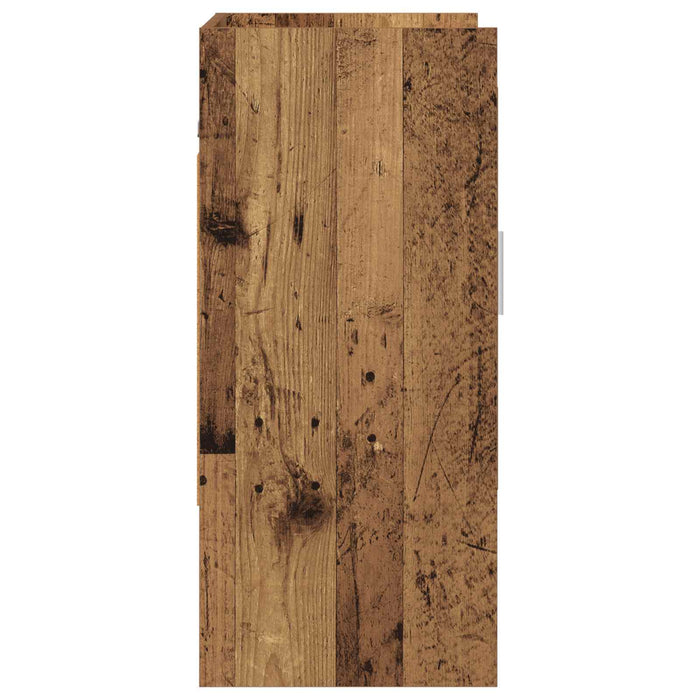 Raft de perete Montare pe perete Lemn vechi 80 x 36 x 80 cm WALTI