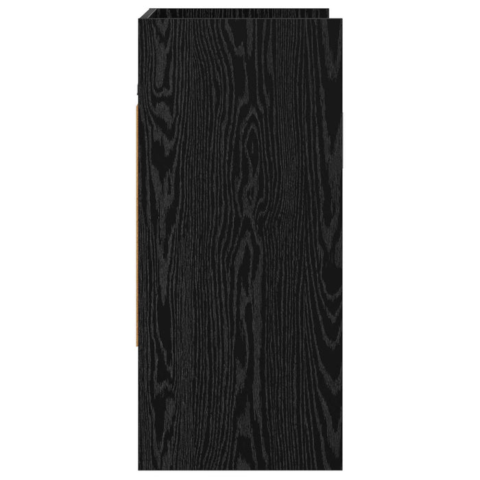 Raft de perete Montare pe perete Stejar Negru 80 x 36 x 80 cm WALTI