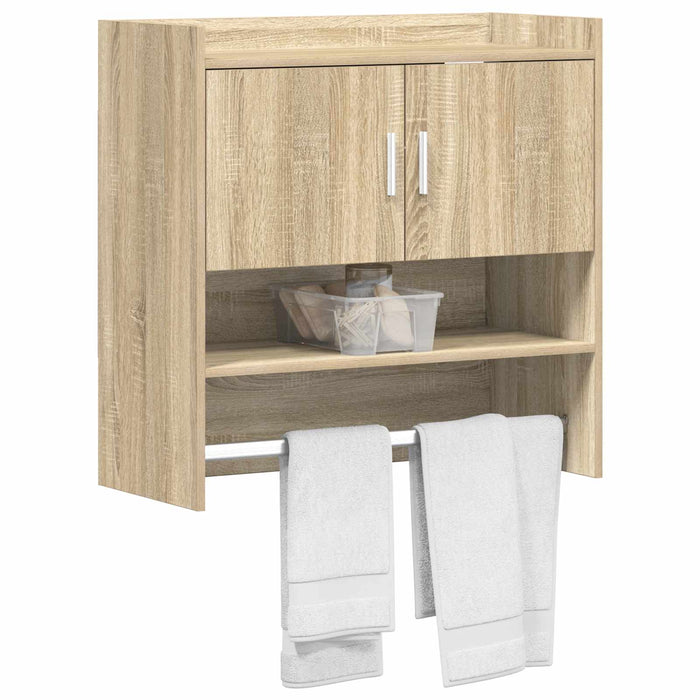 Raft de perete Montare pe perete Stejar Sonoma 80 x 36 x 80 cm WALTI