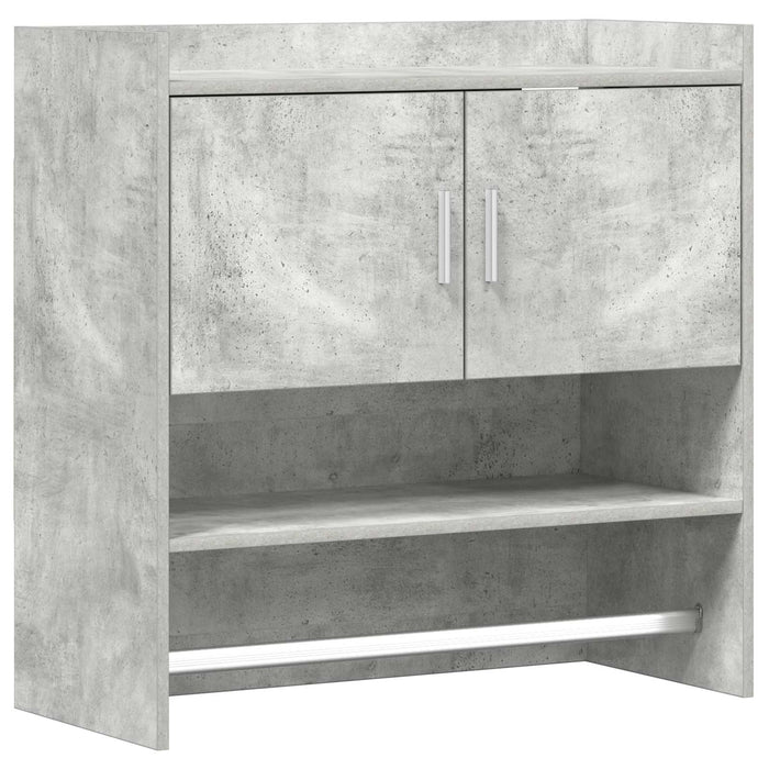 Raft de perete Montare pe perete Gri Beton 80 x 36 x 80 cm WALTI