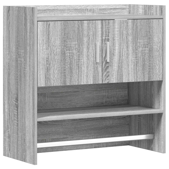 Raft de perete Montare pe perete Sonoma gri 80 x 36 x 80 cm WALTI