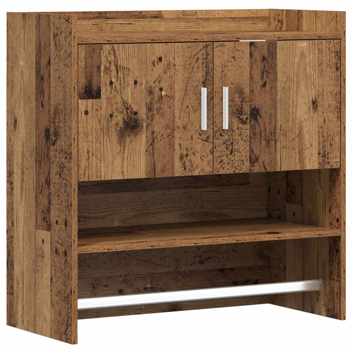 Raft de perete Montare pe perete Lemn vechi 80 x 36 x 80 cm WALTI