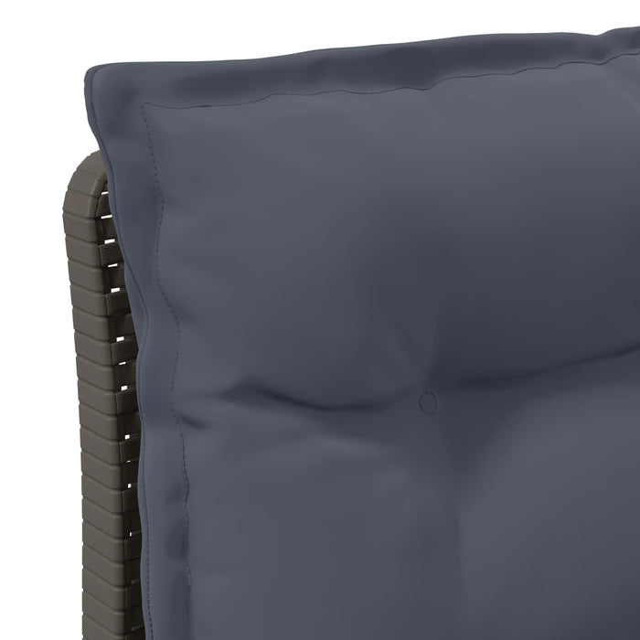 Canapea de Grădină cu 1 Loc cu Perne Aspect Rattan PP WALTI