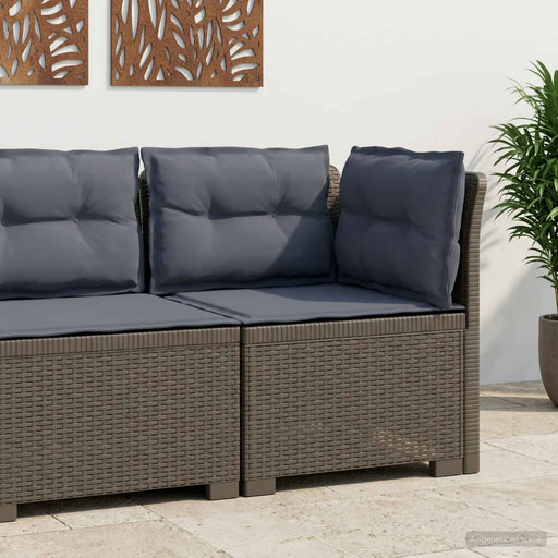 Canapea de Grădină cu 1 Loc cu Perne Aspect Rattan PP - WALTI WALTI