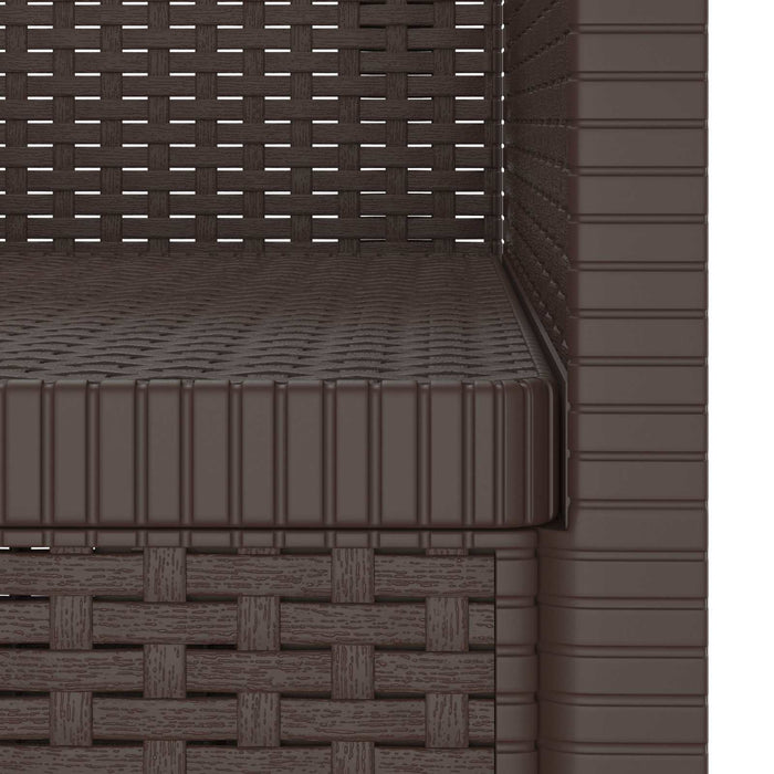 Fotoliu cu 1 Loc Aspect Rattan PP Maro WALTI