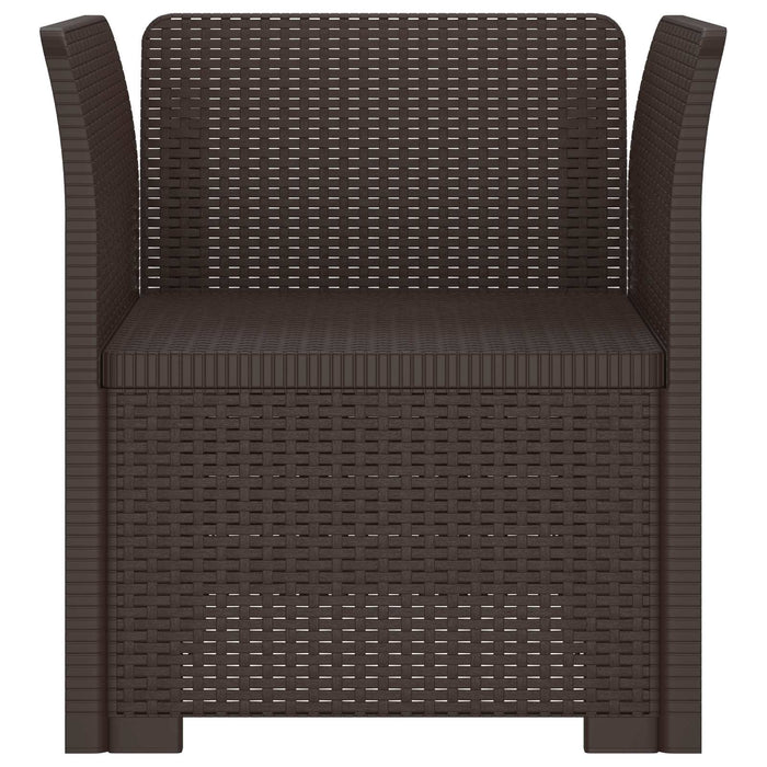 Fotoliu cu 1 Loc Aspect Rattan PP Maro WALTI