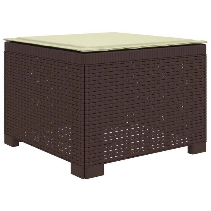 Sofa de grădină cu 3 locuri, cu perne, aspect de rattan PP Maro WALTI