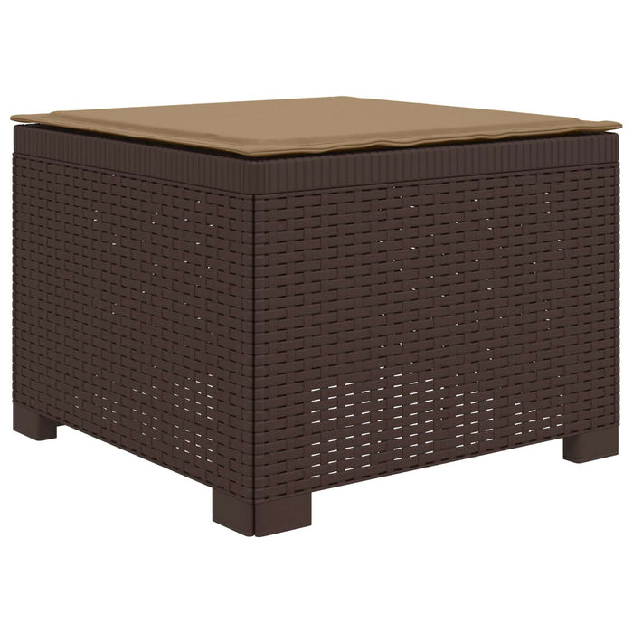 Sofa de grădină cu 3 locuri, cu perne, aspect de rattan PP Maro WALTI