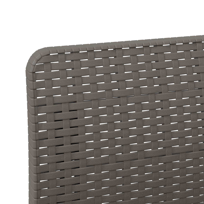 Sofa de grădină cu 3 locuri, cu perne, aspect de rattan PP WALTI