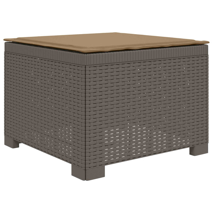 Sofa de grădină cu 3 locuri, cu perne, aspect de rattan PP WALTI