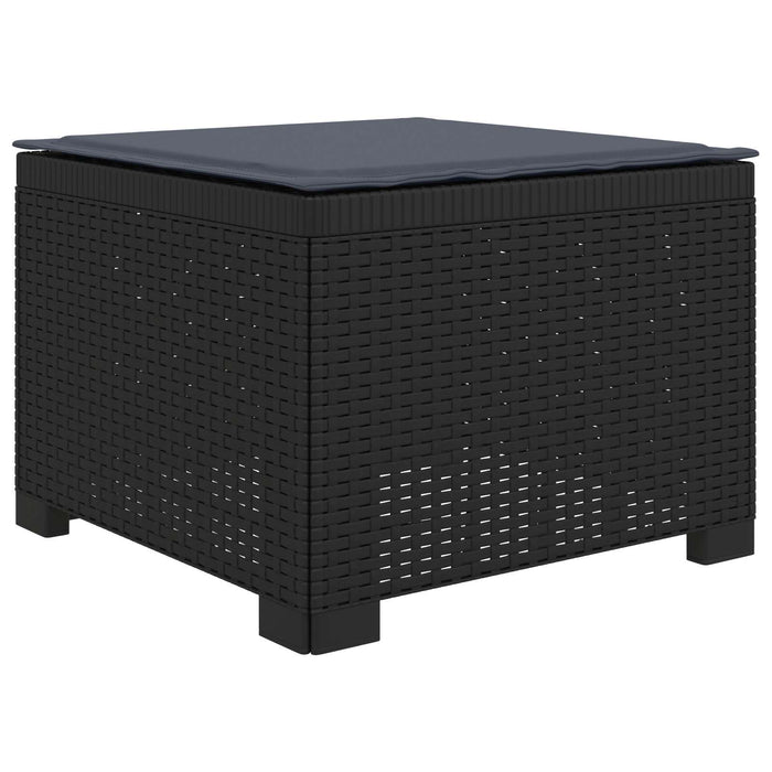 Sofa de grădină cu 3 locuri, cu perne, aspect de rattan PP WALTI