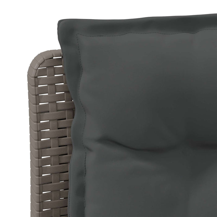 Canapea de Grădină cu 2 Locuri cu Perne Aspect Rattan PP WALTI