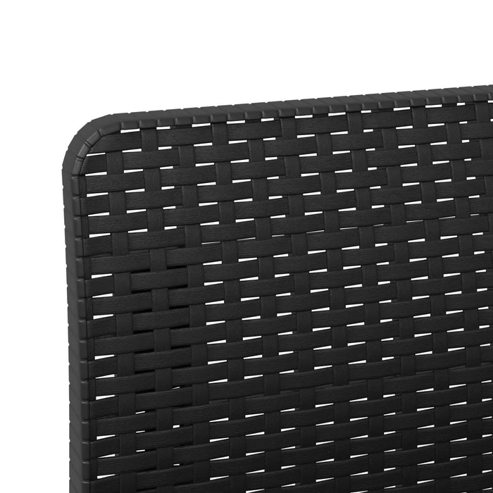 Canapea pentru Grădină cu 3 Locuri Aspect Rattan PP Antracit WALTI