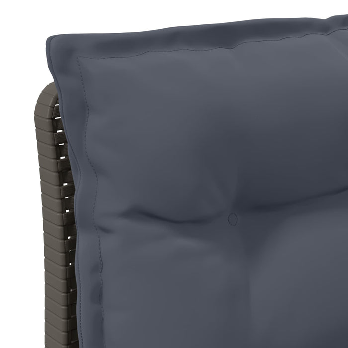 Sofa de grădină cu 3 locuri, cu perne, aspect de rattan PP WALTI
