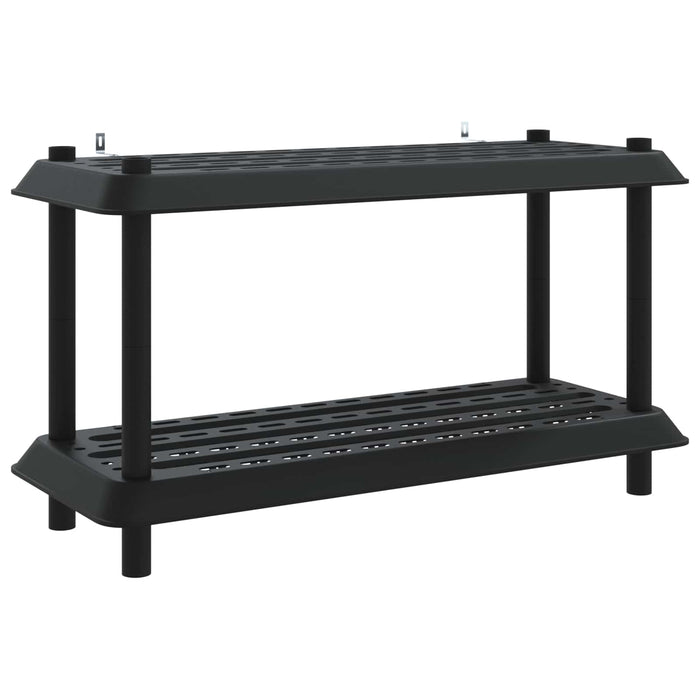 Unitate de rafturi 2 niveluri 100 x 40 x 55,5 cm PP Antracit WALTI