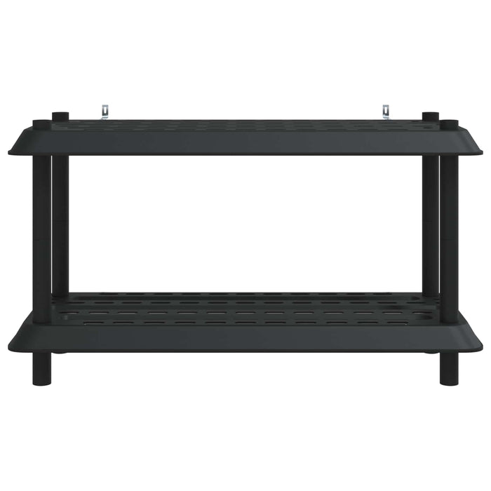 Unitate de rafturi 2 niveluri 100 x 40 x 55,5 cm PP Antracit WALTI