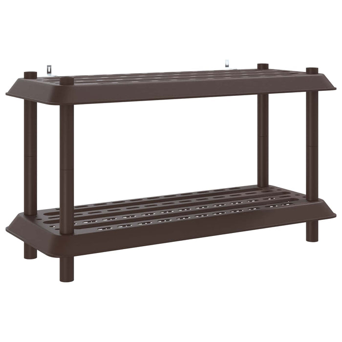 Unitate de rafturi 2 niveluri 100 x 40 x 55,5 cm PP Maro WALTI