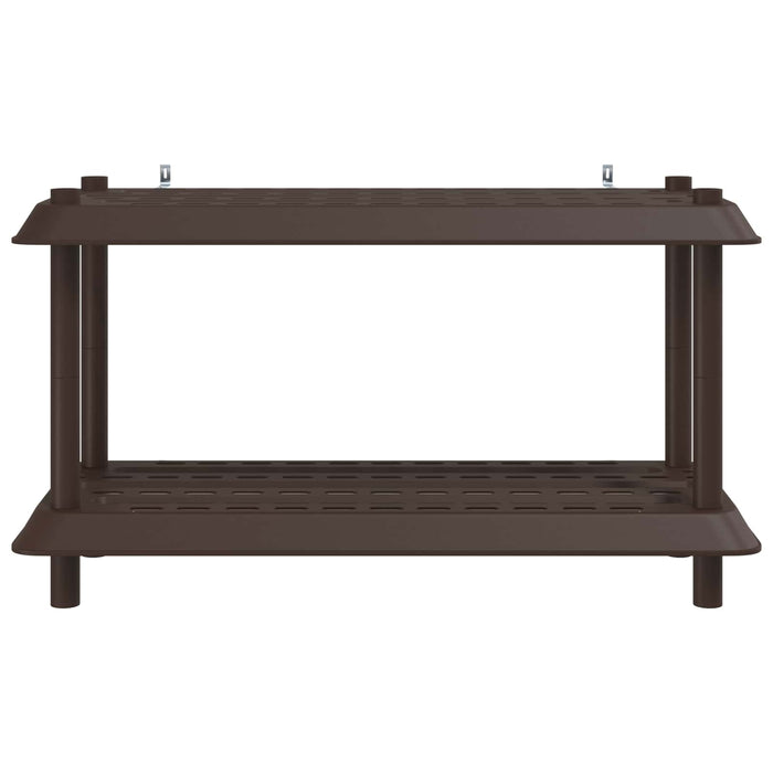 Unitate de rafturi 2 niveluri 100 x 40 x 55,5 cm PP Maro WALTI
