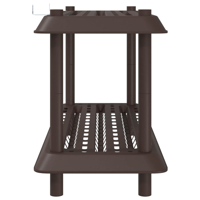 Unitate de rafturi 2 niveluri 100 x 40 x 55,5 cm PP Maro WALTI