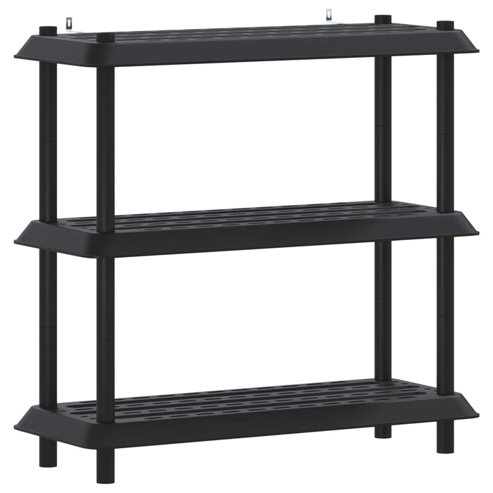Unitate de rafturi 3 niveluri 100 x 40 x 96 cm PP Antracit WALTI