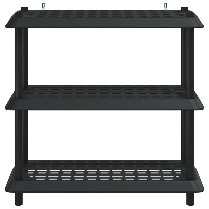 Unitate de rafturi 3 niveluri 100 x 40 x 96 cm PP Antracit WALTI