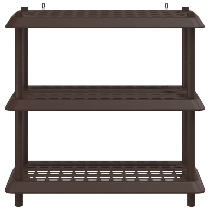 Unitate de rafturi 3 niveluri 100 x 40 x 96 cm PP Maro WALTI