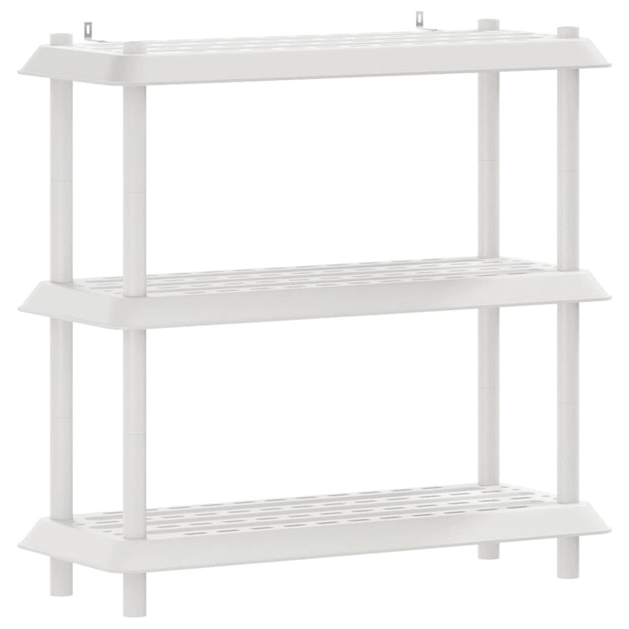 Unitate de rafturi 3 niveluri 100 x 40 x 96 cm PP Alb WALTI